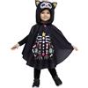 CARNAVAL QUEEN Costume travestimento halloween mantellina dead kitty baby