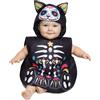 CARNAVAL QUEEN Costume Travestimento Halloween Dead Kitty Saccotto Baby 6/12 mesi