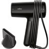 BRAUN ASCIUGACAPELLI BRAUN BRHD410E, Potenza 2100 W, Tipo di motore DC motor, Livelli temperatura 3, Tecnologia a ioni