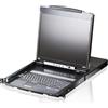 ATEN CL5800N Console KVM, LCD da 48 cm, VGA, PS/2-USB, porta periferica, layout USA