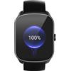 STECEi Smartwatch per uomo, orologio fitness con display HD, monitoraggio della frequenza cardiaca, del sonno e contapassi, Nero