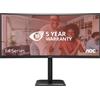 AOC E4 CU34E4CV Monitor PC 86,4 cm (34") 3440 x 1440 Pixel UltraWide Quad HD LCD Nero - CU34E4CV