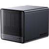 Minisforum NAS N5 Pro (128 GB, 32 GB, AMD Ryzen AI 9 HX 370), PC, Nero
