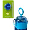 Tappo per borraccia termica Ideamania Chill & Refill Trasparente Azzurro