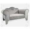 Nasonero Divanetto In Velluto per Gatti e Cani di Piccola Taglia Grigio 64 x 38 h. 38 cm