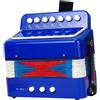 Mini Strumento Musicale per Bambini, Fisarmonica a Bottoni, Giocattolo per