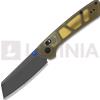 Kizer Cutlery Coltello pieghevole Kizer Cutlery Madrac CL AirTi M390, Yellow PEI, Matte DLC Ultra