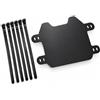 Culnflun Targa Anteriore per Moto, Ricambio Targa Senza Cuciture, Nero Opaco Personalizzato, Materiale Altamente Durevole Che Resiste agli Ambienti off-Road, per UR Ron Ape Light S X