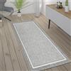 Paco Home Tappeto per esterni Scandinavo resistente alle intemperie Moderno e di facile manutenzione per interni ed esterni Dimensioni 80x150 cm