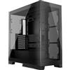 Modecom Case per computer MODECOM VOLCANO SPACE, colore nero, formato Midi Tower, con due compartimenti, pannello laterale in vetro temperato, supporto per montaggio verticale della scheda grafica, compatibile con schede madri ATX e Micro-ATX, senza …