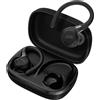 Jvc Cuffie in-ear con auricolari regolabili, cancellazione attiva del rumore, modalità ambiente, IP57, durata della batteria di 40 ore, app EQ, bassa latenza, microfono