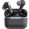 SLuB Auricolari in-ear Bluetooth 5.4, design in-ear, accoppiamento automatico, cancellazione del rumore ANC+ENC, qualità audio Hi-Fi; genitori e parenti anziani