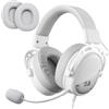 Redragon Cuffie da gioco con cavo - driver da 53 mm, audio surround a 360°, microfono rimovibile con cancellazione del rumore, cuscinetti auricolari magnetici sostituibili