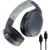 Skullcandy Cuffie over-ear con bassi multisensoriali e cavo di ricarica, isolamento acustico , fino a 40 ore di autonomia, microfono per iPhone e Android