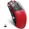 MAMBASNAKE Mouse da gioco - Fino a 22000 DPI, sensore PixArt PAW3311, BT/2,4 G/cablato, leggero 59 g, 2000 W clic, accelerazione 40 G, lunga durata della batteria, per Win/Mac