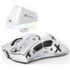 ATTACK SHARK Mouse da gioco wireless V3PRO con base di ricarica magnetica, sensore PAW3311, 25000 DPI, BT/2,4 GHz/cavo, 100 milioni di clic, 500 mAh, 65 g ultraleggero per PC/Mac/Xbox/PS