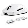 ATTACK SHARK Mouse da gioco wireless serie X8, ultraleggero 55-65 g, sensore PixArt PAW3395/3950, BT/2,4 G/USB, fino a 42.000 DPI, cavo LED, 100 milioni di clic, per PC/Mac/Xbox