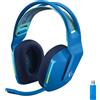 LOGITECH Cuffie over-ear, libertà wireless con illuminazione RGB personalizzata Microfono moderno con voce chiara Driver PRO di alta qualità