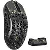 MAMBASNAKE Mouse da gioco con fino a 42000 DPI, sensore PAW3950MAX, ultraleggero 39 g, chip Nordic 52840, wireless 2,4 GHz/BT/cablato, per PC/Xbox/PS/Mac