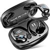 Rulefiss Auricolari in-ear da sport, 75 ore di autonomia, Bluetooth, bassi stereo 3D 3.0, impermeabili IPX8, auricolari wireless con 4 microfoni con cancellazione del rumore (ENC)