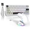 ATTACK SHARK Set da gioco wireless X60HE Tastiera e mouse X11, interruttore Hall Effect, 22.000 DPI, tripla modalità BT/2.4G/USB-C, ultraleggero, Rapid Trigger, RGB, polling 8K