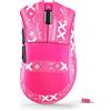 ATTACK SHARK Mouse da gioco wireless V3 65 g ultraleggero, sensore PAW3311 25K DPI, polling 1K, interruttori meccanici, 2,4G/BT/USB, ergonomico per PC/Mac