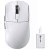 ATTACK SHARK Mouse da gioco, 39 g, Nordic 52840 MCU, sensore da gioco PixArt PAW3950MAX, BT/2,4 G/cablato, 6 DPI regolabili fino a 42000, batteria da 250 mAh, PC/Mac