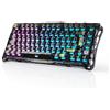 GravaStar Tastiera meccanica (layout DE), tastiera da gioco 75% wireless tri-mode (2,4 GHz/Bluetooth/cavo), tastiera da gioco hot swap, illuminazione RGB