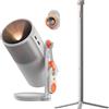 Merkloos Proiettore mini portatile - 1080p Full HD - 450 ISO lumen - Google TV - Con base PowerBase, 5 ore di autonomia - Per campeggio e all'aperto