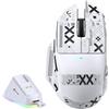Lustrens Mouse da gioco wireless con base di ricarica magnetica, 25000 DPI, peso leggero di 65g, connettività BT/2.4G/USB-C