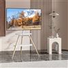 5Rcom Supporto per TV, base nera, girevole, per schermi da 32-65 pollici, dimensioni base 100-400x100 mm
