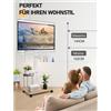 Sonstige Supporto TV mobile per schermi da 32-70 pollici, regolabile in altezza, con capacità di carico fino a 100 libbre, colore bianco