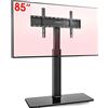 Sonstige Supporto TV da terra, regolabile in altezza, 1,6 metri, per schermi da 43 a 85 pollici, colore nero