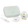 Miniland Thermokit Dolce Set di 3 Termometri Digitali per Neonato Misurazione Febbre, Temperatura Ambientale e dell'Acqua - Mint