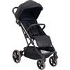 Chicco Dolomiti Passeggino Compatto 0-22 kg per Città e Off Road, Ruote Grandi in Gomma con Ammortizzatori, Schienale Reclinabile , Coprigambe e Parapioggia inclusi - Charcoal