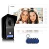 EURA VDP-76A3 Alpha Videocitofono 4 Fili Monitor a Colori 7 Pollici RFID 2 Ingressi, Bianco