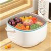 Yosoo Health Gear Purificatore di Frutta e Verdura, Macchina per la Pulizia di Frutta e | Verdura Dispositivo di Pulizia per Frutta e Verdura a 360 Gradi Ad Ultrasuoni per Uso Domestico