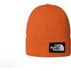 THE NORTH FACE - BERRETTO LOGO BOX ORANGE