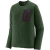 Patagonia M's R1 Air Crew Treeline Green, S