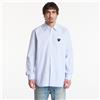 Comme des Garçons PLAY Caicia Coe des Garçons PLAY Shirt Black Eble Woven UNISEX Blue