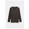 Intimissimi Maglia Manica Lunga In Caldo Cotone Marrone