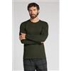 Intimissimi Maglia Manica Lunga In Caldo Cotone Verde
