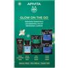 APIVITA SA Apivita Glow On The Go Cofanetto Regalo - Gel Detergente 50 ml + Tonico Perfezionatore Idratante 20 ml + 2 Maschere Occhi + 2 Maschere Viso