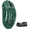 MAMBASNAKE Mouse da gioco con fino a 42000 DPI, sensore PAW3950MAX, ultraleggero 39 g, chip Nordic 52840, wireless 2,4 GHz/BT/cablato, per PC/Xbox/PS/Mac