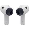 Samsung Galaxy Buds3 FE 2025 Auricolari Bluetooth grigi con traduzione live AI, ANC, accoppiamento automatico, resistenti al sudore e all'acqua, Find My