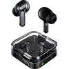 Nothing Ear (3) Auricolari wireless in-ear con cancellazione adattiva del rumore, audio LDAC ad alta risoluzione, Super Mic, audio spaziale, IP54, ricarica rapida, batteria da 22 ore
