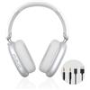 Sungive Cuffie over-ear Bluetooth 6.1 con ANC ed ENC, cuffie Hi-Fi con microfono, con cavo e wireless, elevato isolamento acustico, 30 ore di autonomia, USB, per cellulare e PC