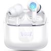 Ordtop Auricolari in-ear, 50 ore di autonomia in modalità stereo con Bluetooth 5.4, bassi profondi, auricolari wireless, 4 microfoni con cancellazione del rumore ENC, auricolari in-ear con USB-C, impermeabili IP-X7