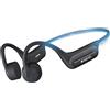 Voistek Cuffie open-ear con vibrazione, Bluetooth 5.3 IP68, lettore MP3 da 32 GB, cuffie sportive open-ear wireless per nuoto, corsa, ciclismo e fitness