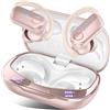 Ordtop Auricolari in-ear Bluetooth 5.4, auricolari stereo Hi-Fi con bassi profondi e 4 microfoni con cancellazione del rumore, auricolari impermeabili IPX8 con ganci auricolari, indicatore LED